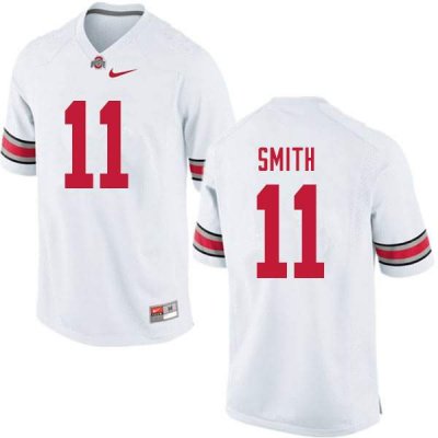 Men's Ohio State Buckeyes #11 Tyreke Smith White Nike NCAA College Football Jersey New UBC0444XG